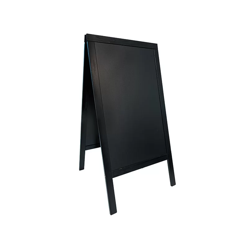 LAVAGNA NERA A CAVALLETTO 69x125cm SANDWICH Securit