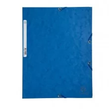CARTELLA CON ELASTICO 24x32CM BLU CARTONCINO LUSTRE' 425gr (Conf.25)