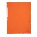 CARTELLA CON ELASTICO 24x32CM ARANCIO CARTONCINO LUSTRE' 425gr (Conf.25)