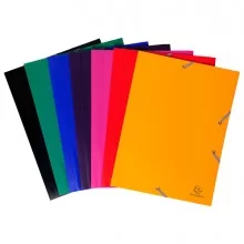CARTELLA PPL CON ELASTICO 24x32CM NERO EXACOMPTA (Conf.30)