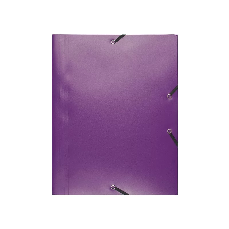 CARTELLA PPL CON ELASTICO 24x32CM VIOLA EXACOMPTA (Conf.30)