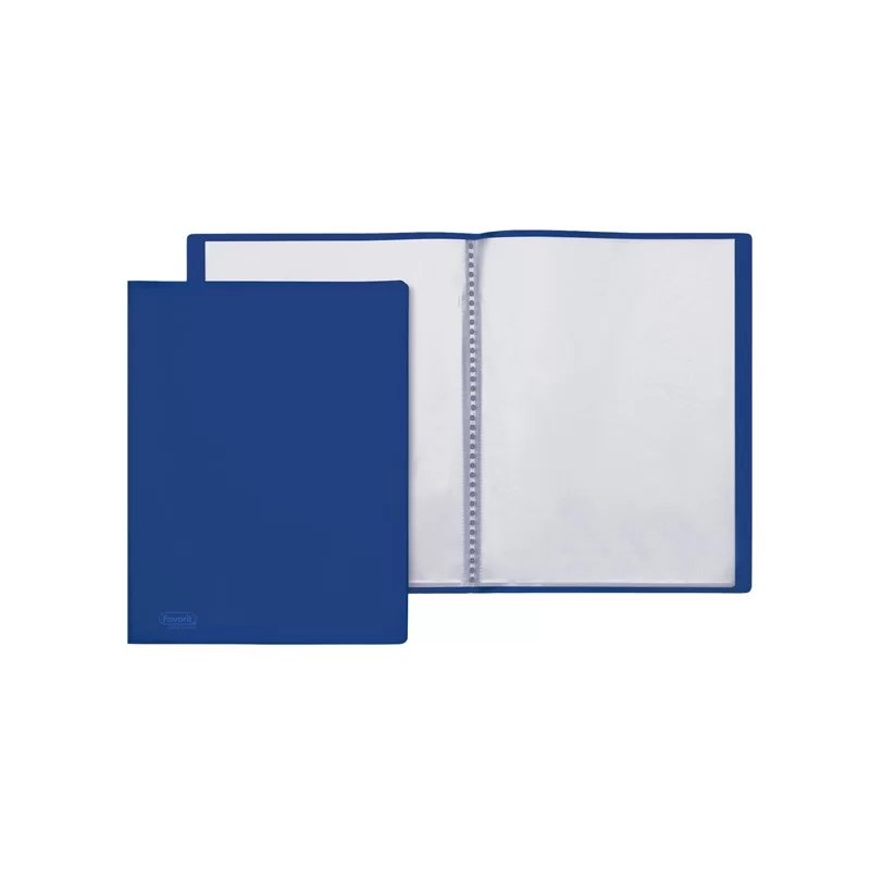 Portalistini SVILUPPO liscio 22x30cm in naturene 40 buste blu FAVORIT