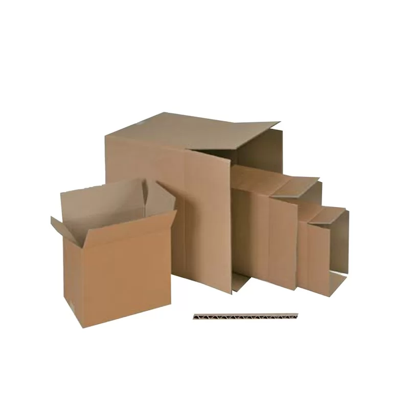 SCATOLA CARTONE PER IMBALLO AVANA ONDA singola P50xL35,7xH27,3cm (Conf.25)