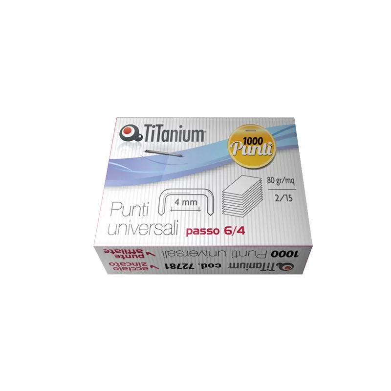 SCATOLA 1000 PUNTI UNIVERSALI TiTanium 6/4 (Conf.10)