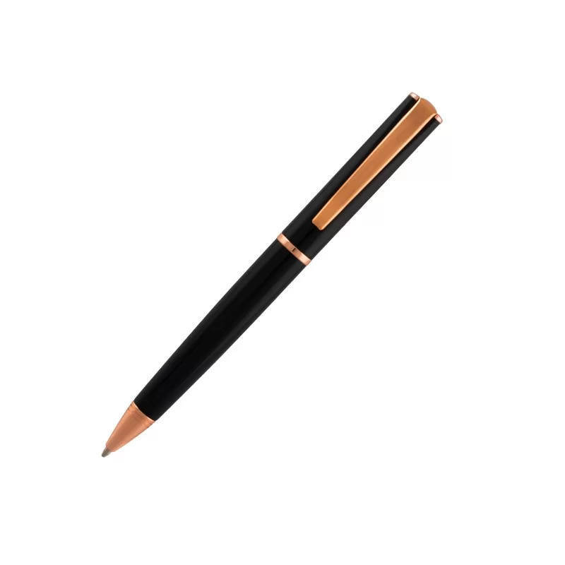 PENNA SFERA IMPRESSA™ NERO-ROSEGOLD punta M MONTEVERDE