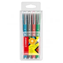 ASTUCCIO 4 ROLLER WORKER®Colorful 0,5mm col. assortiti STABILO