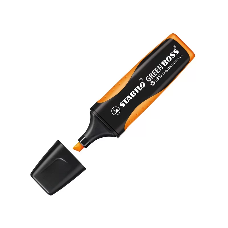 Evidenziatore STABILO® GREEN BOSS® 83recycled ARANCIO (Conf.10)