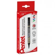 ASTUCCIO 4 MARCATORE PERMANENTE N860 PUNTA SCALPELLO AMIKO PENTEL FUORI CATALOGO