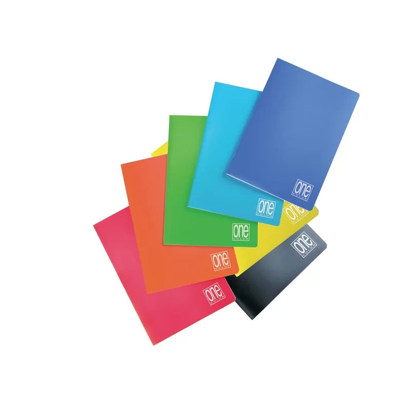 MAXIQUADERNO PPL 210x297mm A4 20fg+1 80gr riga di 1a ONE COLOR BLASETTI (Conf.10)