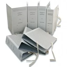 FALDONE con LEGACCI RIVETTATI 35X25cm dorso 12cm (Conf.25)