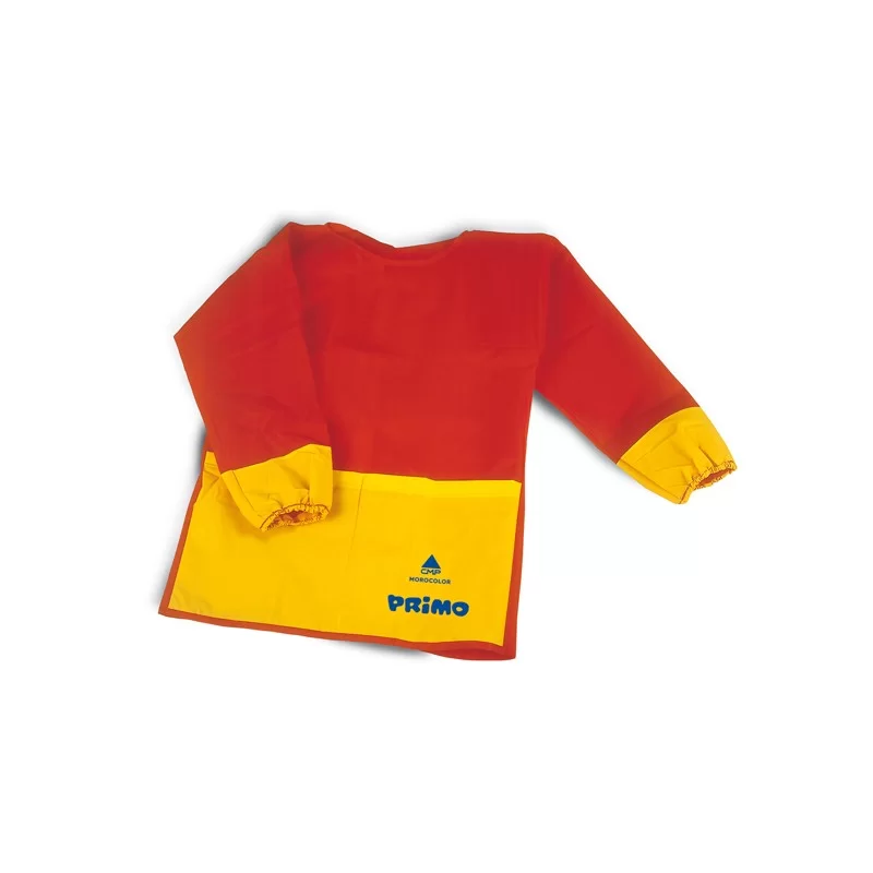 GREMBIULINO CON MANICHE IN TESSUTO PLASTICO