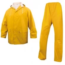 COMPLETO IMPERMEABILE EN304 Tg. XL giallo (giacca+pantalone) FUORI CATALOGO