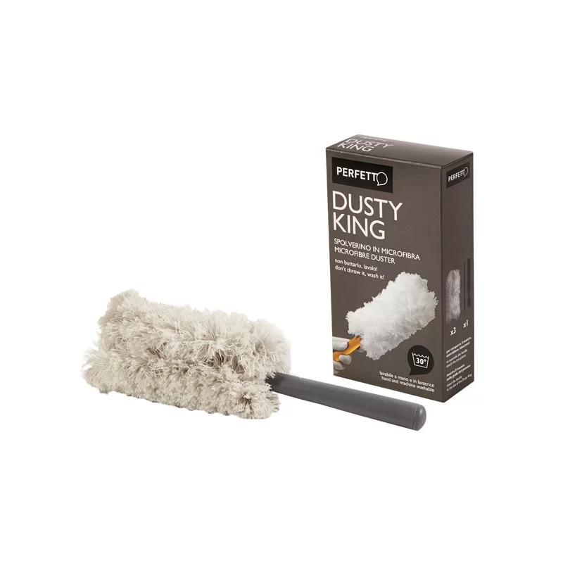 SPOLVERINO Microfibra + 3 RICAMBI Dusty King PERFETTO