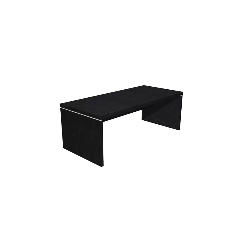 SCRIVANIA DIREZIONALE 180X90cm NERO VEN. - PRESTIGE