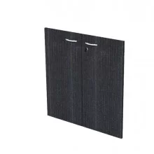 COPPIA ANTE in MELAMIN. x Mob.BASSO NERO VENATO - EASY