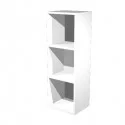 LIBRERIA 3 CASELLE 35,9x29,2cm-H103,9cm BIANCO - RAINBOW
