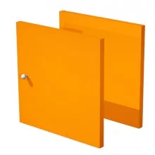 COPPIA ANTINE ARANCIO per LIBRERIA RAINBOW