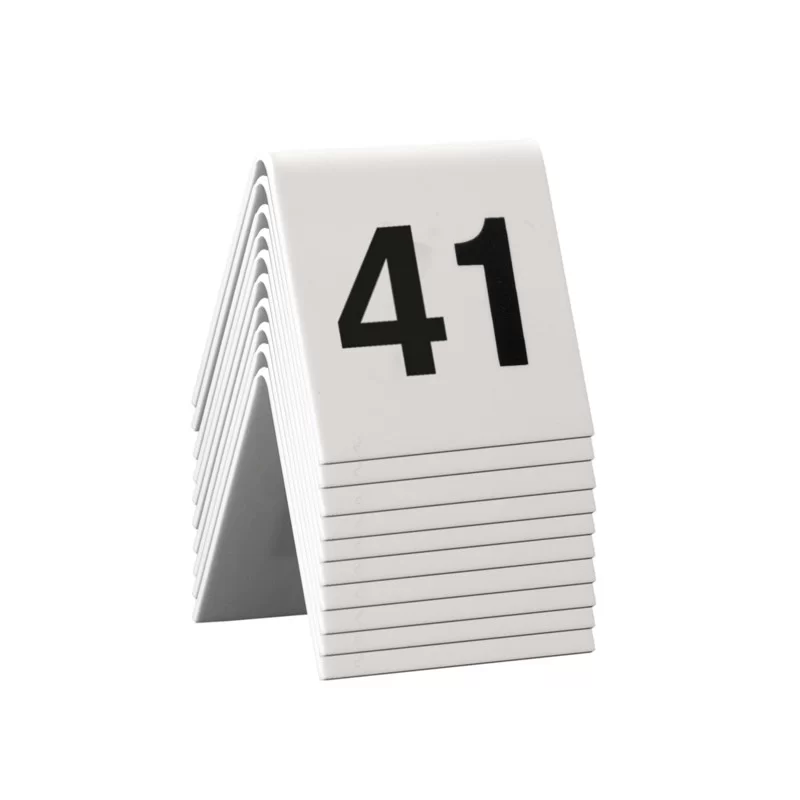 SET da 41 a 50 NUMERI PER I TAVOLI Securit