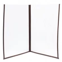 Set 3 Porta Menu' Crystal BR2 DOPPIO (per 4 FOGLI A4)