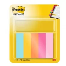 SEGNAPAGINA Post-it® 670-5JA-EU 250FG in 5COLORI INDEX 12,7x44mm in CARTA