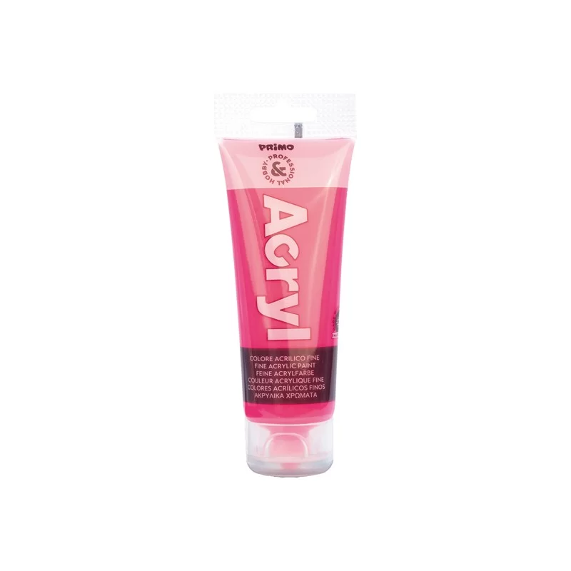 COLORE ACRILICO FINE tubo da 75ml FUCSIA FLUO FUORI CATALOGO