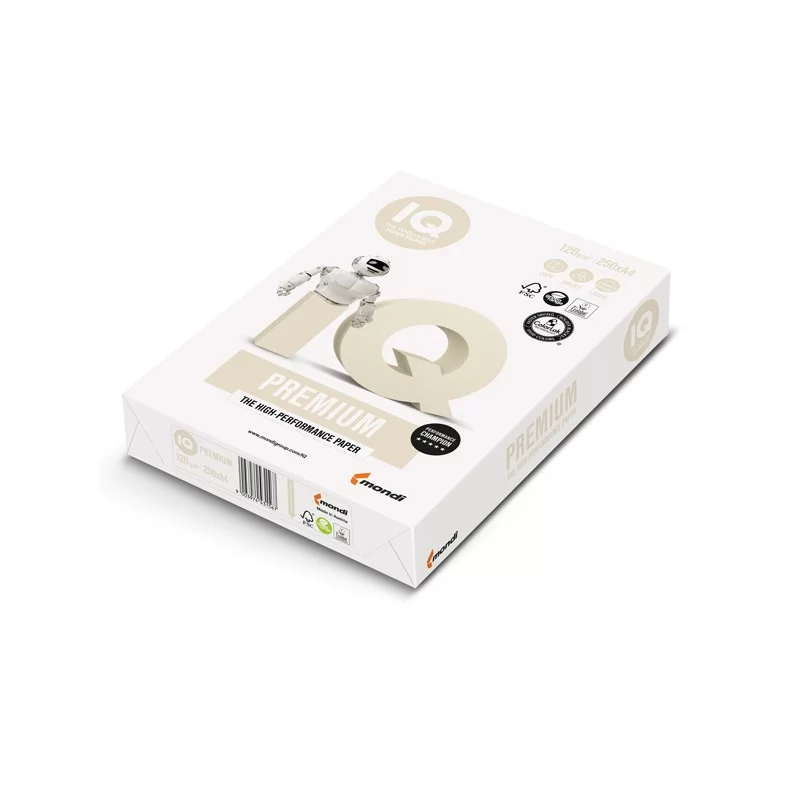 CARTA BIANCA IQ PREMIUM A4 210x297mm 120gr 250fg MONDI