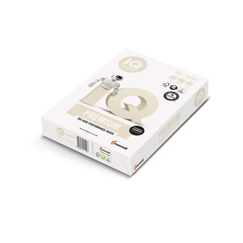CARTA BIANCA IQ PREMIUM A4 210x297mm 160gr 250fg MONDI
