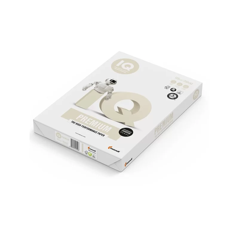 CARTA BIANCA IQ PREMIUM A3 297x420mm 120gr 250fg MONDI