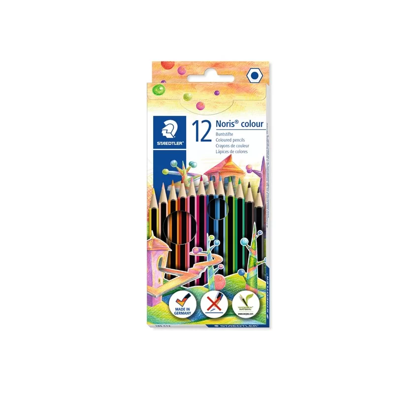 Astuccio 12 matite Noris Colour colori assortiti STAEDTLER