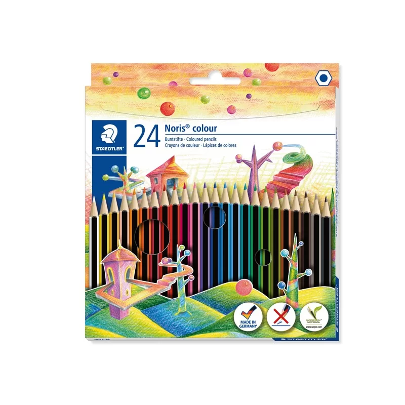 Astuccio 24 matite Noris Colour colori assortiti STAEDTLER