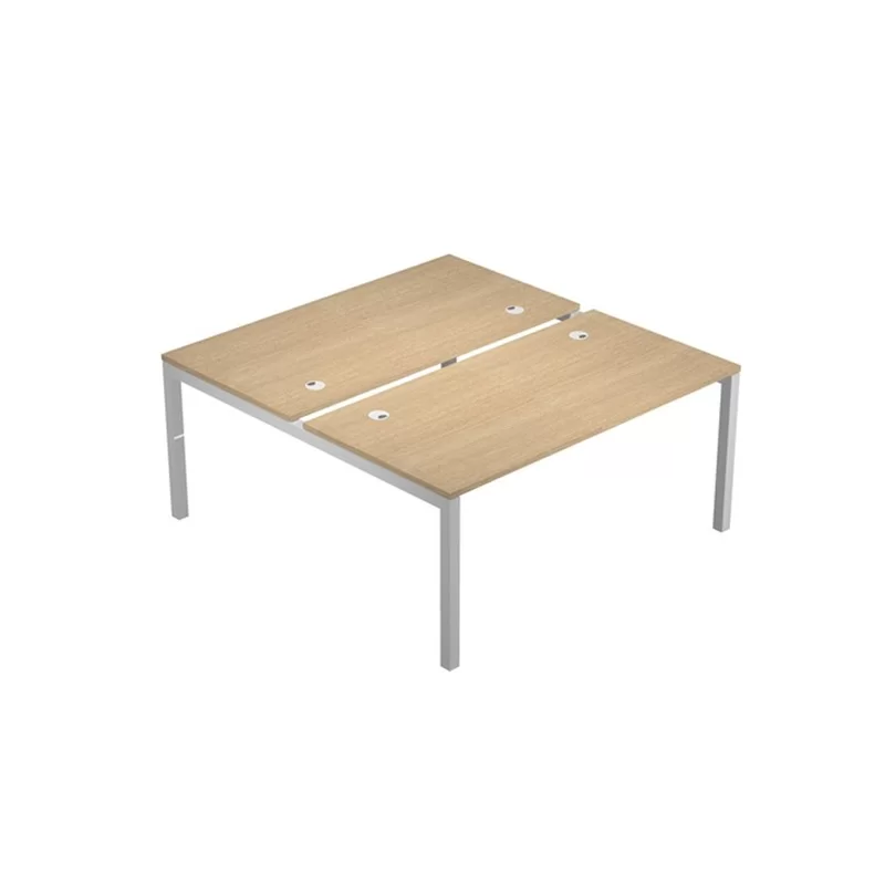 SCRIVANIA a 2 POSTAZIONI CONTRAP.120X166cm ROVERE - AGORA'