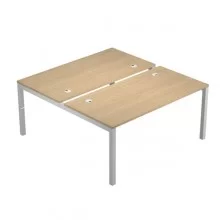 SCRIVANIA a 2 POSTAZIONI CONTRAP.160X166cm ROVERE - AGORA'