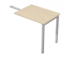 ALLUNGO REVERSIBILE DX/SX 80x60cm FAGGIO per SCRIVANIE EASY Plus