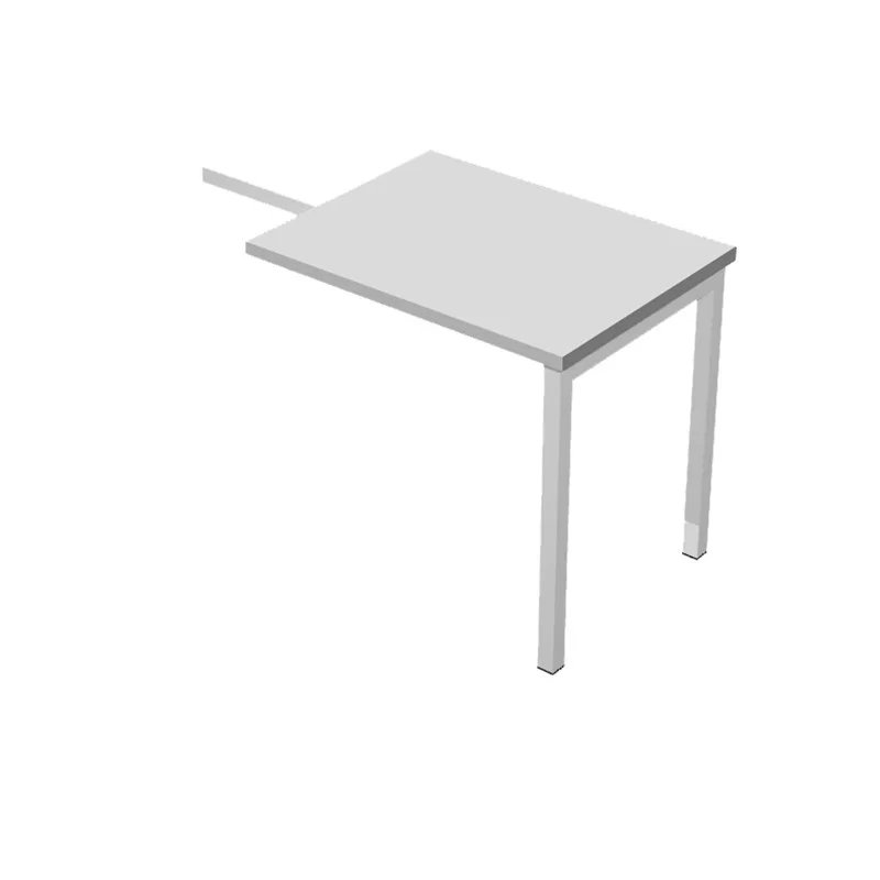 ALLUNGO REVERSIBILE DX/SX 80x60cm GRIGIO per SCRIVANIE EASY Plus