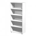 ARMADIO MODULARE A GIORNO 90x44cm - H200cm BIANCO