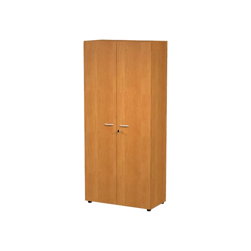 ARMADIO MODULARE A 2 ANTE ALTE 90x45,8cm - H200cm NOCE CHIARO