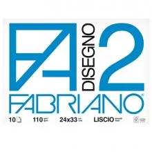 ALBUM P.M. FABRIANO2 (24X33CM) 10FG 110GR LISCIO (Conf.10)