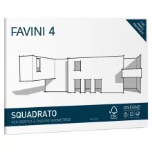 ALBUM FAVINI 4 24X33CM 220GR 20FG LISCIO SQUADRATO (Conf.5)