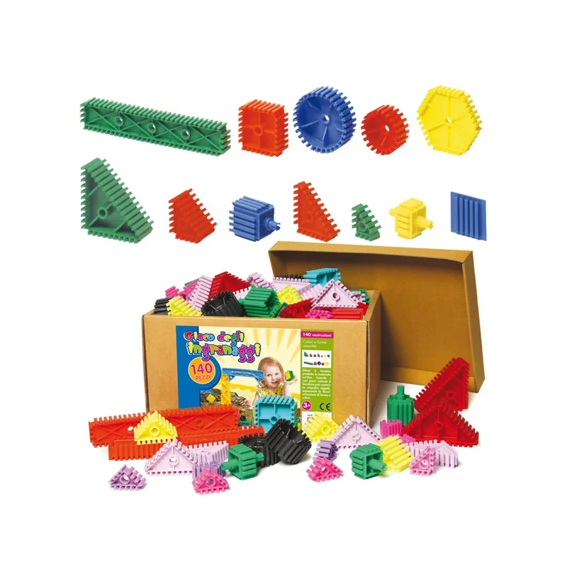 SUPER GLISSO GIOCO DEGLI INGRANAGGI CONF. DA 140 PZ. ASSORTITI CWR FUORI CATALOGO