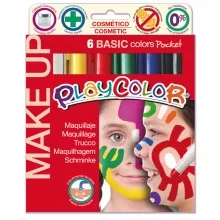 MAKE UP TEMPERA SOLIDA PLAYCOLOR ASTUCCIO CON 6 COLORI BRILLANTI FUORI CATALOGO