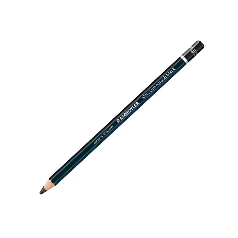 MATITA TIPO CARBONCINO MARS LUMOGRAPH BLACK 4B STAEDTLER (Conf.12)