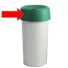 COPERCHIO ad ANELLO VERDE MODO Round Rotho FUORI CATALOGO