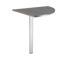 ANGOLARE 90° FRASSINO TOSCANO + GAMBA SUPPORTO GRIGIO CROMATO x SCRIVANIE EASY