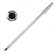 Scatola 20 penna sfera CRISTAL® SHINE SILVER medio 1,0mm nero BIC® FUORI CATALOGO