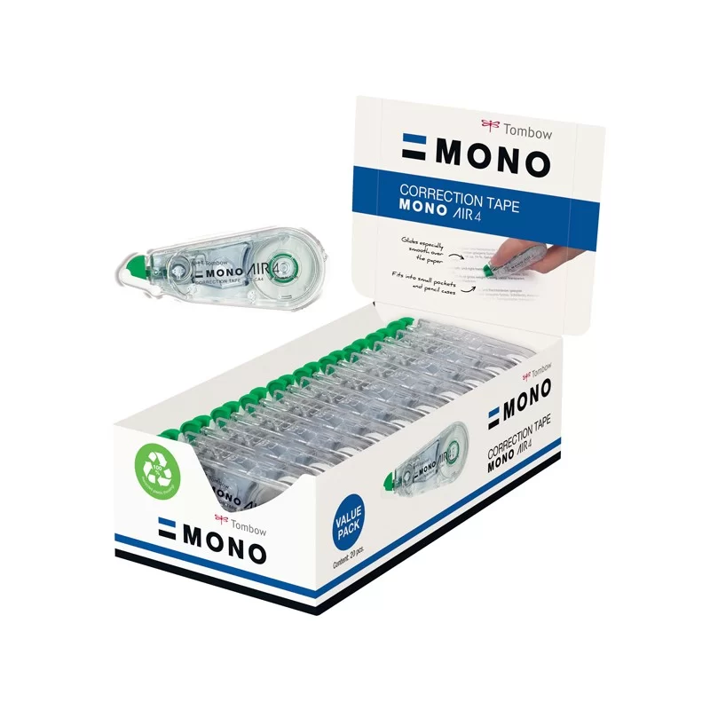 Value pack 15+5 correttore a nastro MONO AIR 4,2mm x 10mt TOMBOW