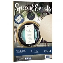 Carta metallizzata SPECIAL EVENTS A4 20fg 120gr sabbia FAVINI