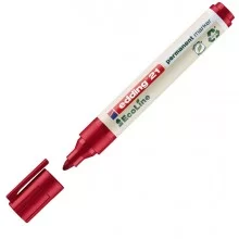 MARCATORE PERMANENTE 21 ECOLINE P.CONICA ROSSO EDDING (Conf.10)