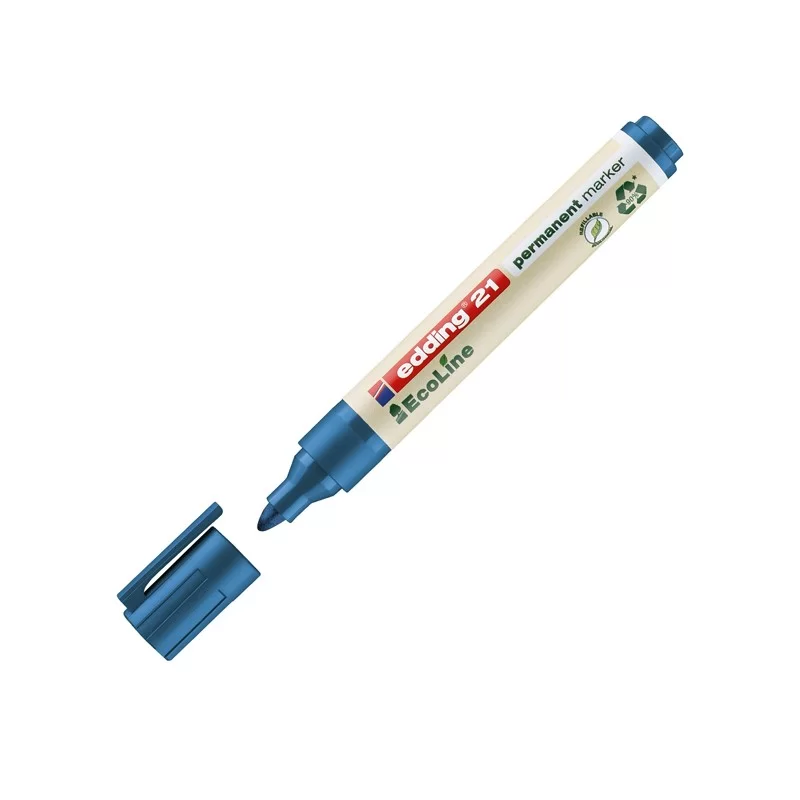 MARCATORE PERMANENTE 21 ECOLINE P.CONICA BLU EDDING (Conf.10)