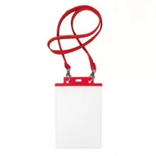 10 PORTANOME PASS 7ST-M 15x21cm (A5) ROSSO con CORDONCINO ROSSO FUORI CATALOGO