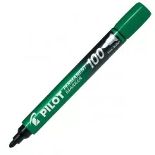 MARCATORE PERMANENTE 100 VERDE P.TONDA 4.5MM PILOT (Conf.12)